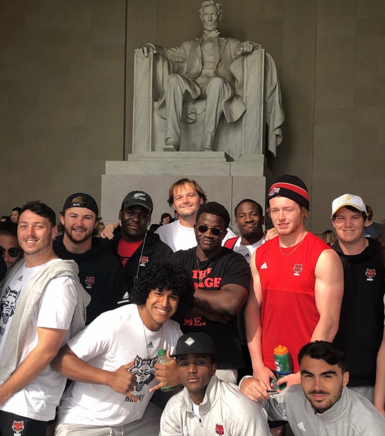 Rugby at Lincoln Memorial